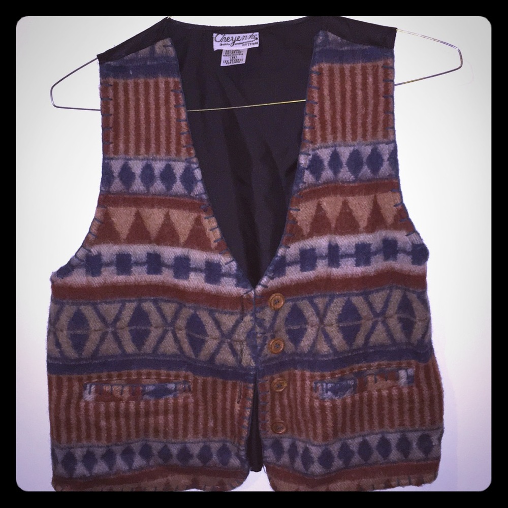 Aztec Wool Vest